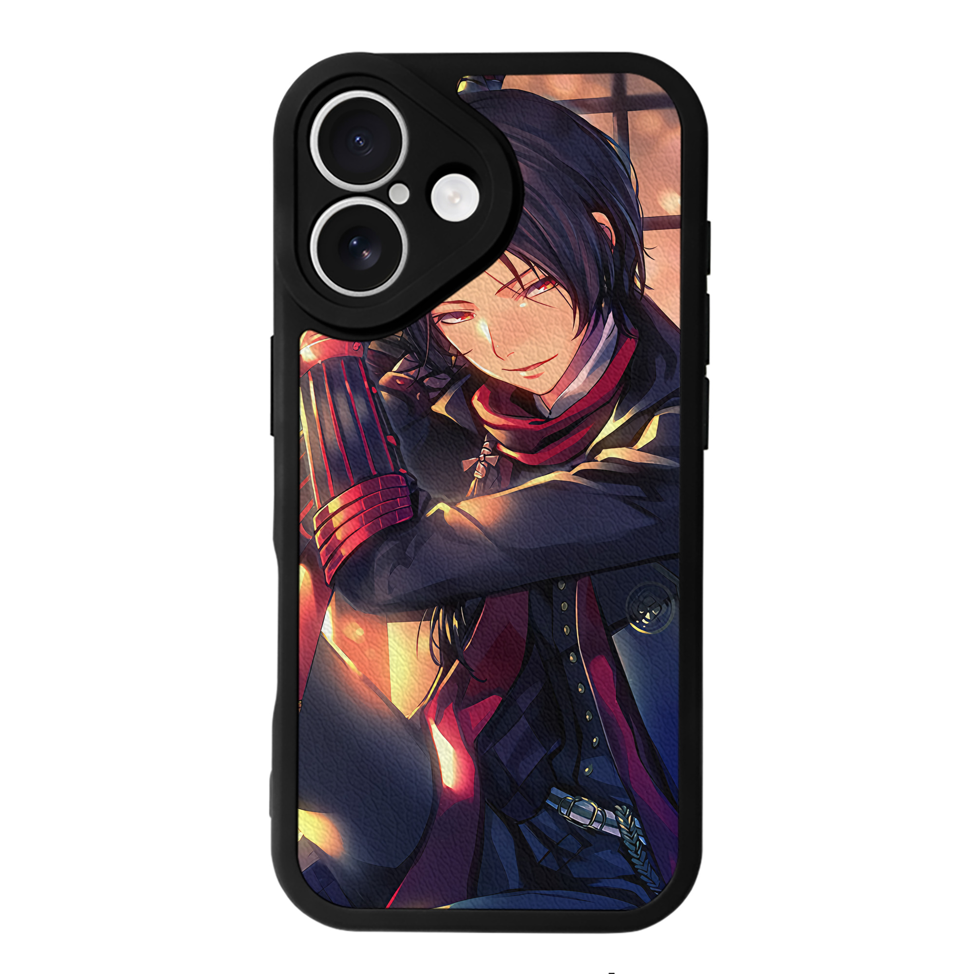 （画像用） 刀剣乱舞 Touken Ranbu 【iPhone 16シリーズ対応】シリコンスマホケース（レザー調） 材質：シリコン